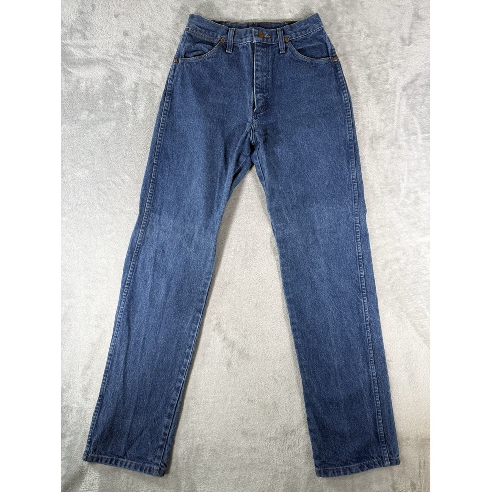 Wrangler Jeans Womens 9x34 Blue Denim Cowboy Cut Classic Fit 13MWZG